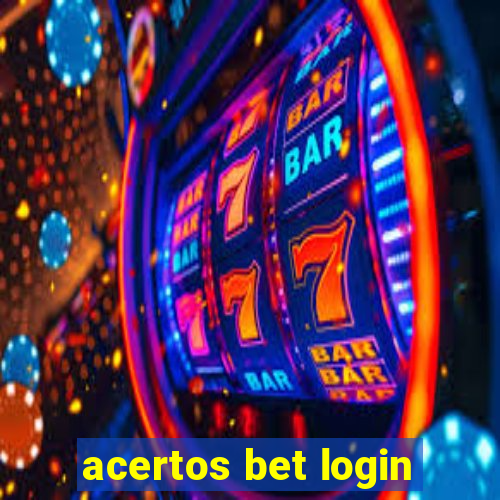 acertos bet login